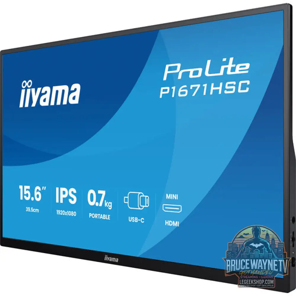 iiyama P1671HSC-B1 15,6" Full HD IPS 60 Hz - iiyama - vue 3