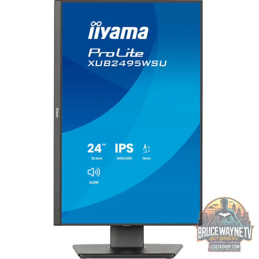 iiyama ProLite XB2495WSU-B1 24,1" 1920 × 1200 px IPS 100 Hz - iiyama - vue 3