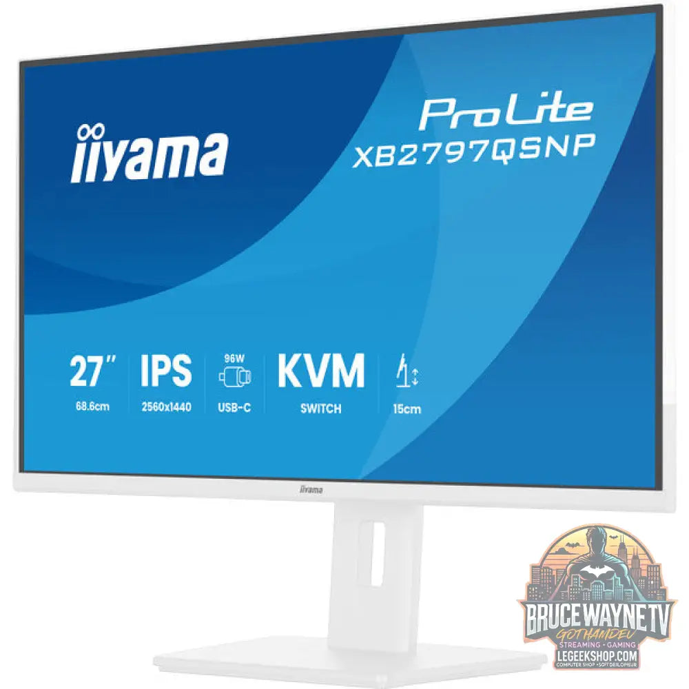 iiyama ProLite XB2797QSNP-W1 27" QHD/WQHD IPS 75 Hz - iiyama - vue 3
