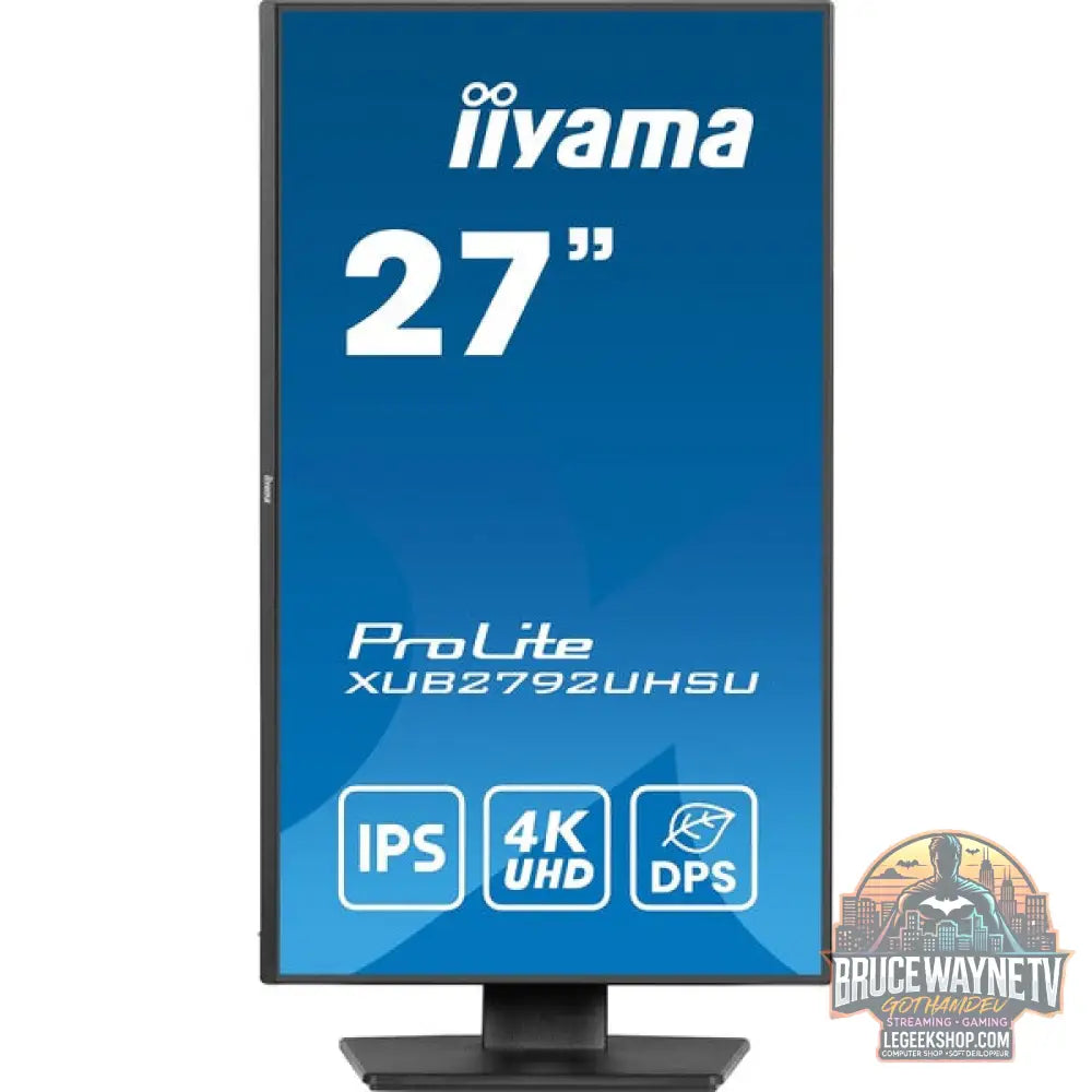 iiyama ProLite XUB2792UHSU-B6 27" 3840 × 2160 px IPS 60 Hz - iiyama - vue 4