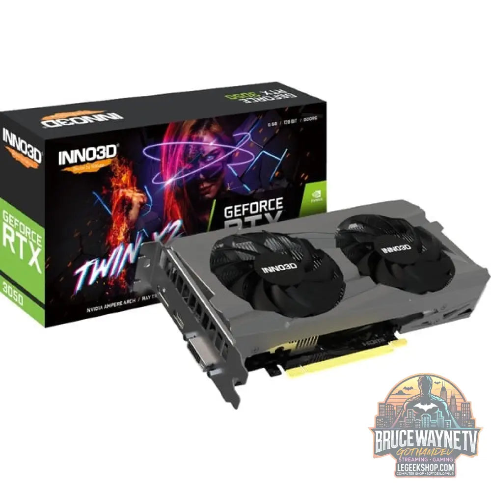 INNO3D GeForce RTX 3050 TWIN X2 6GB, carte graphique - INNO3D