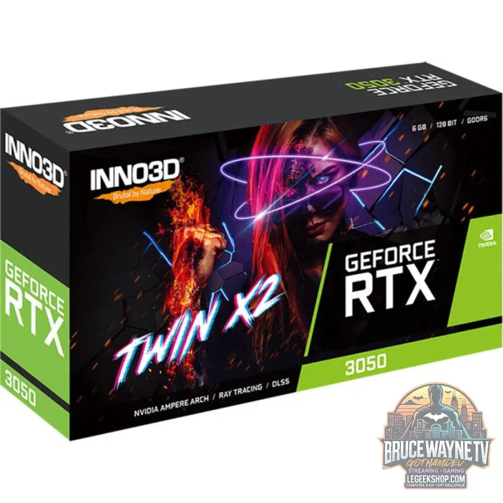 INNO3D GeForce RTX 3050 TWIN X2 6GB, carte graphique - INNO3D - vue 3
