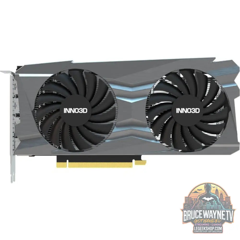 INNO3D GeForce RTX 3050 TWIN X2, Grafikkarte Lite Hash Rate, 1x DisplayPort, 1x HDMI 2.1 - INNO3D - vue 2