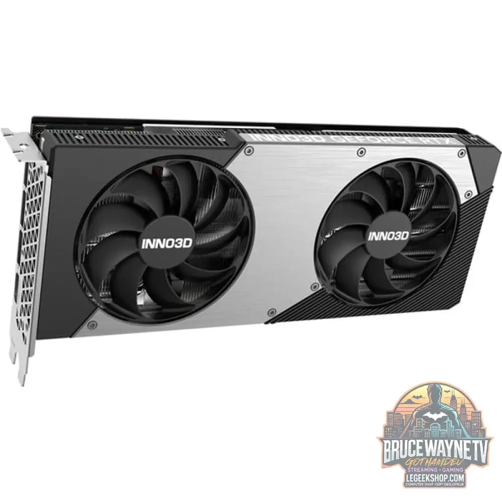 INNO3D GeForce RTX 5070 TWIN X2 OC, Grafikkarte noir, DLSS 4, 3x DisplayPort, 1x HDMI 2.1 - INNO3D - vue 2