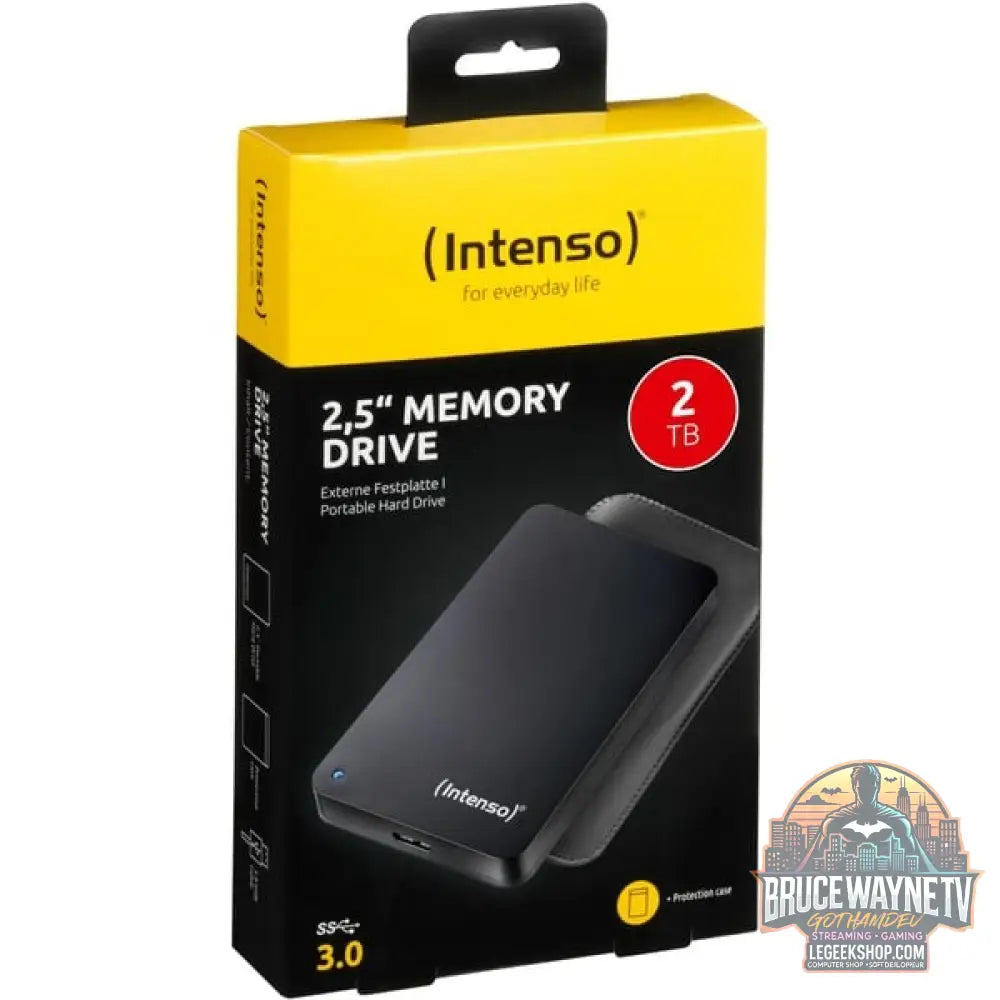 Intenso 2,5" Memory Drive 2 TB, Externe Festplatte noir, Micro-USB-B 3.2 Gen 1 (5 Gbit/s) - Intenso - vue 6