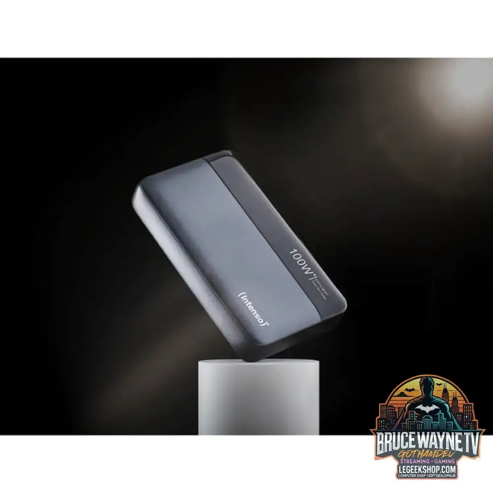 Intenso Powerbank HE20000 grau/schwarz, 20.000 mAh, PD 3.1, Quick Charge 3.0 - Stromquelle: Steckdose, USB-A, USB-C - vue 4
