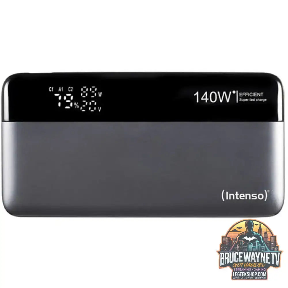 Intenso Powerbank HE25000 grau/schwarz, 25.000 mAh, PD 3.1, Quick Charge 3.0 - Stromquelle: Steckdose, USB-C - vue 2