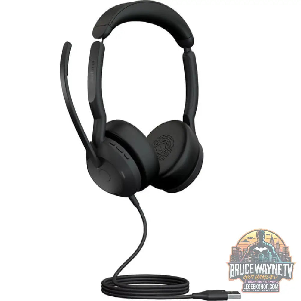Jabra Evolve2 50, Headset (noir, Stereo, UC, USB-A) - Jabra - vue 2