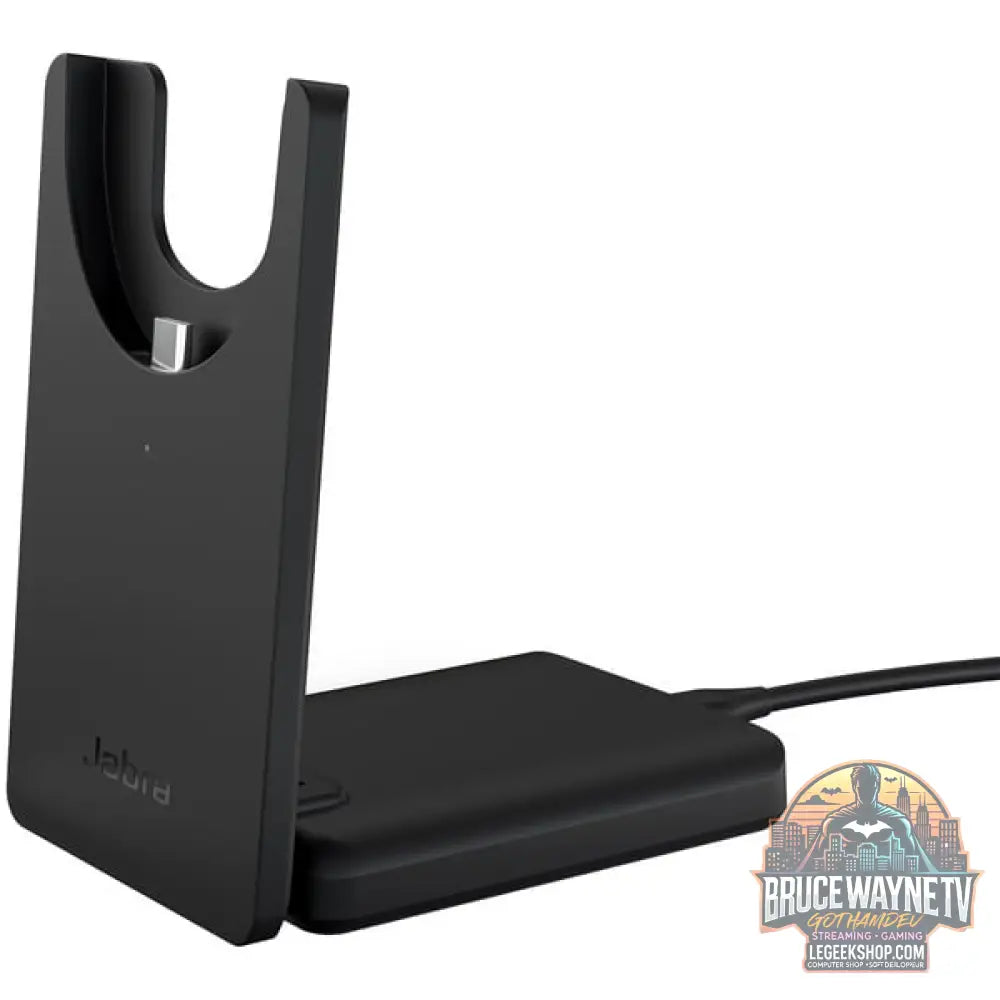 Jabra Evolve2 55, avec station de charge, Headset noir, Stereo, UC, USB-A, Link380a - Jabra - vue 6