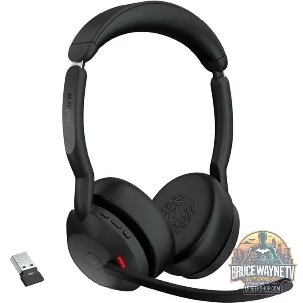 Jabra Evolve2 55, Headset (noir, Stereo, Microsoft Teams, USB-A, Link380a) - Jabra