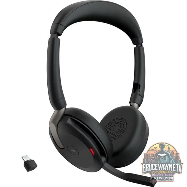 Jabra Evolve2 65 Flex Duo, Headset (noir, Stereo, Microsoft Teams, USB-C, Link380c) - Jabra
