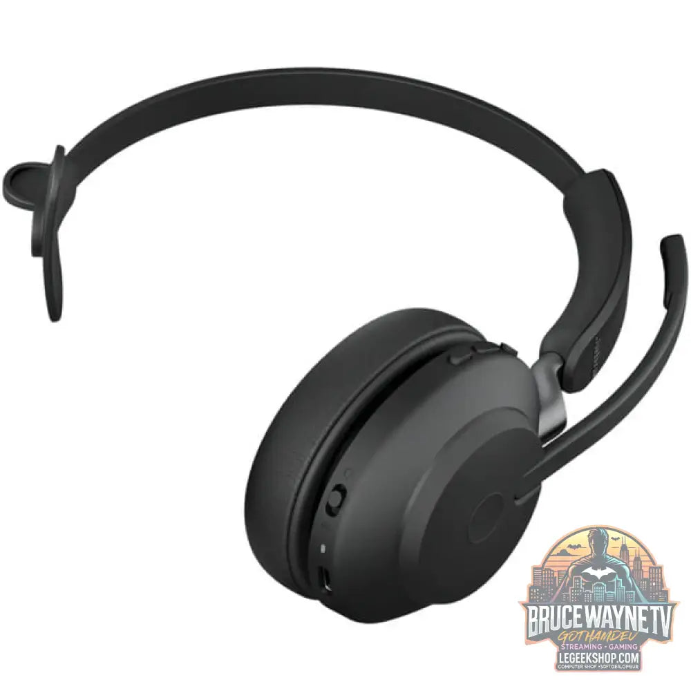 Jabra Evolve2 65, Headset noir, Microsoft Teams, USB-A - Jabra - vue 4