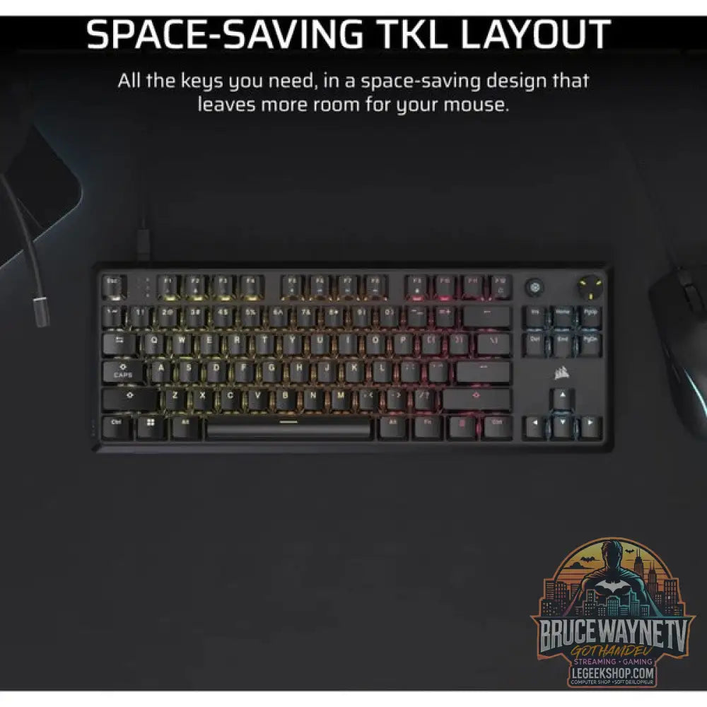 K70 CORE TKL - Corsair - vue 4