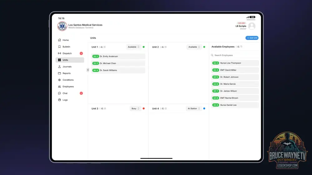 LB TABLET - Script FiveM Tablette MDT Police EMS Open Source - Scripts & Ressources FiveM