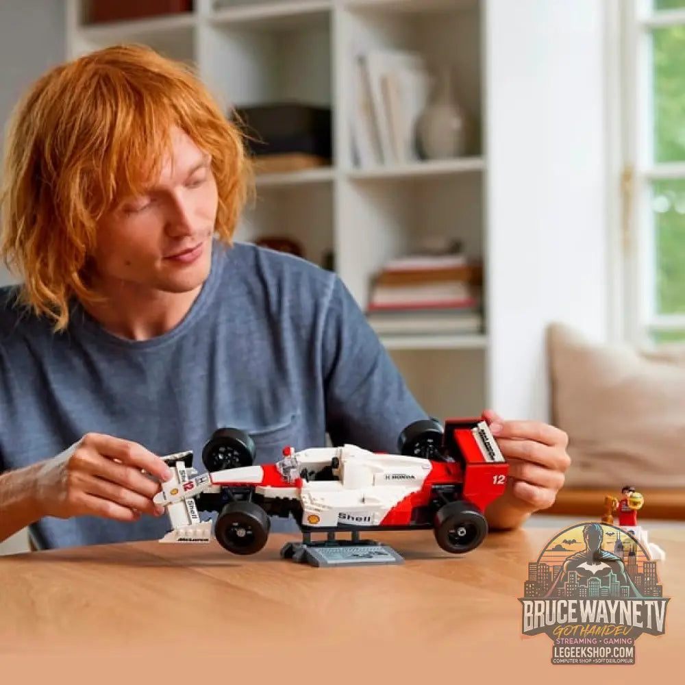 LEGO 10330 Icons McLaren MP4/4 & Ayrton Senna, jeu de construction - LEGO - vue 6