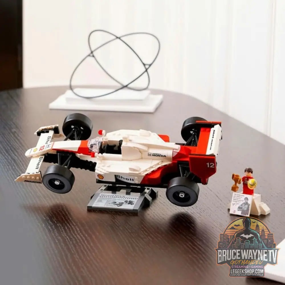 LEGO 10330 Icons McLaren MP4/4 & Ayrton Senna, jeu de construction - LEGO - vue 4