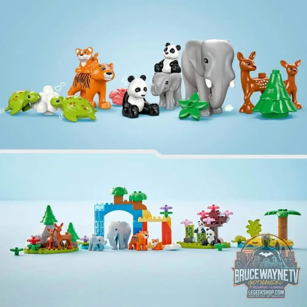 LEGO 10446 DUPLO Town Wildtier-Familien 3-in-1-Set, jeu de construction - LEGO - vue 5