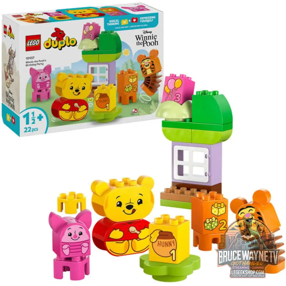 LEGO 10457 DUPLO Disney Winnie Puuhs Geburtstagsparty, jeu de construction - LEGO