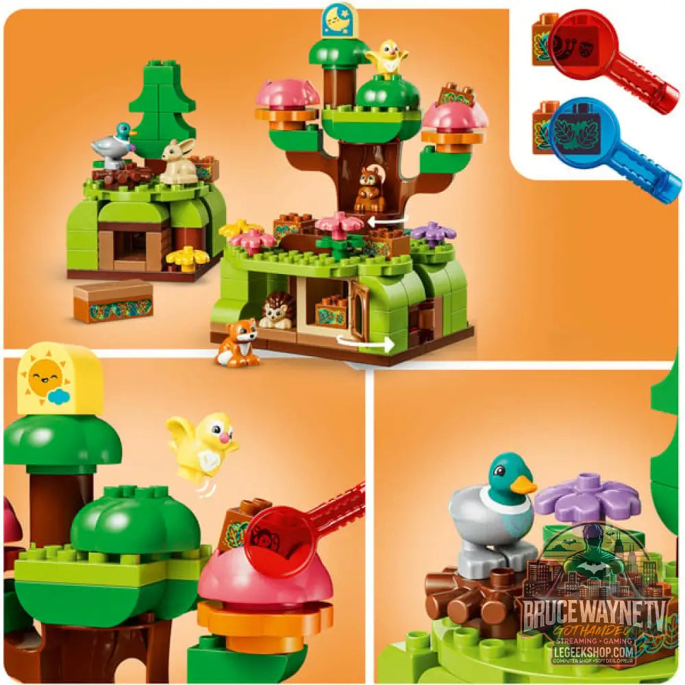 LEGO 10480 DUPLO Town Wald avec wilden Tieren, jeu de construction - LEGO - vue 3