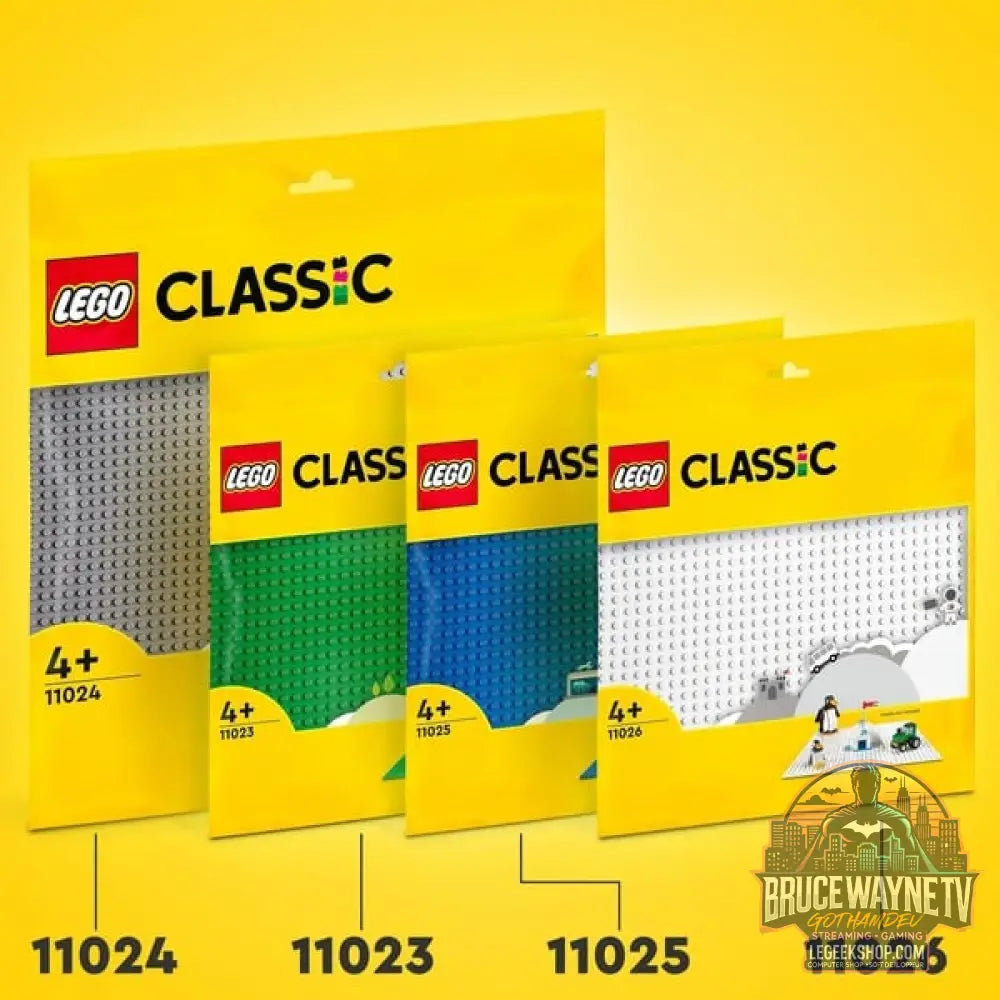LEGO 11023 Classic Grüne Bauplatte, jeu de construction vert, Quadratische Grundplatte avec 32x32 Noppen - LEGO - vue 4