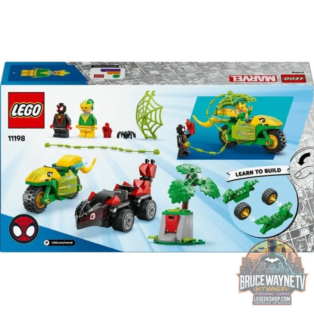 LEGO 11198 Marvel Spidey et seine Super-Freunde Actionspaß avec Spin et Electro in ihren Dino-Flitzern, jeu de construction - LEGO - vue 7