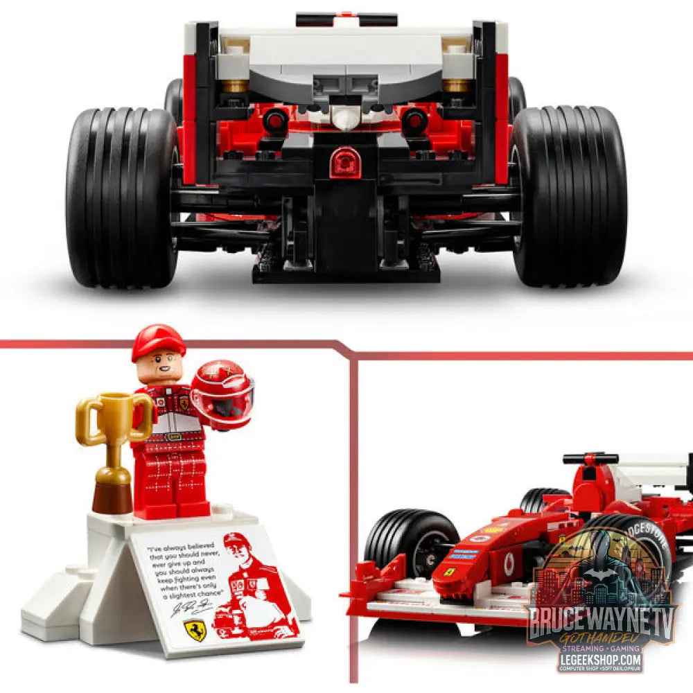 LEGO 11375 Icons Ferrari F2004 et Michael Schumacher, jeu de construction - LEGO - vue 5