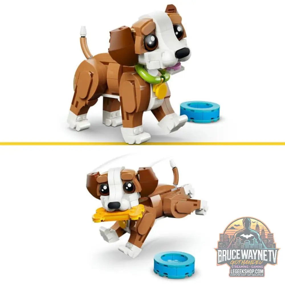 LEGO 31382 Creator 3-in-1 Niedliche Tiere: Verspielter Welpe, jeu de construction - LEGO - vue 4