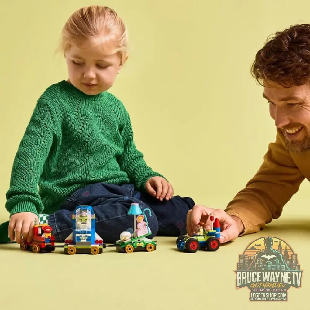LEGO 43264 Disney Pixar Partyzug et das Auto RC aus Toy Story, jeu de construction - LEGO - vue 2