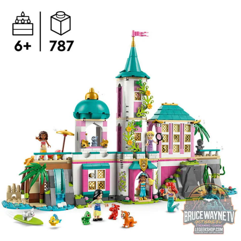 LEGO 43267 Disney Princess Prinzessinnenschloss avec Haustieren, jeu de construction - LEGO - vue 3