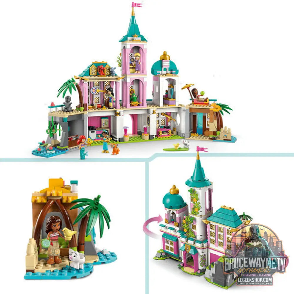 LEGO 43267 Disney Princess Prinzessinnenschloss avec Haustieren, jeu de construction - LEGO - vue 4