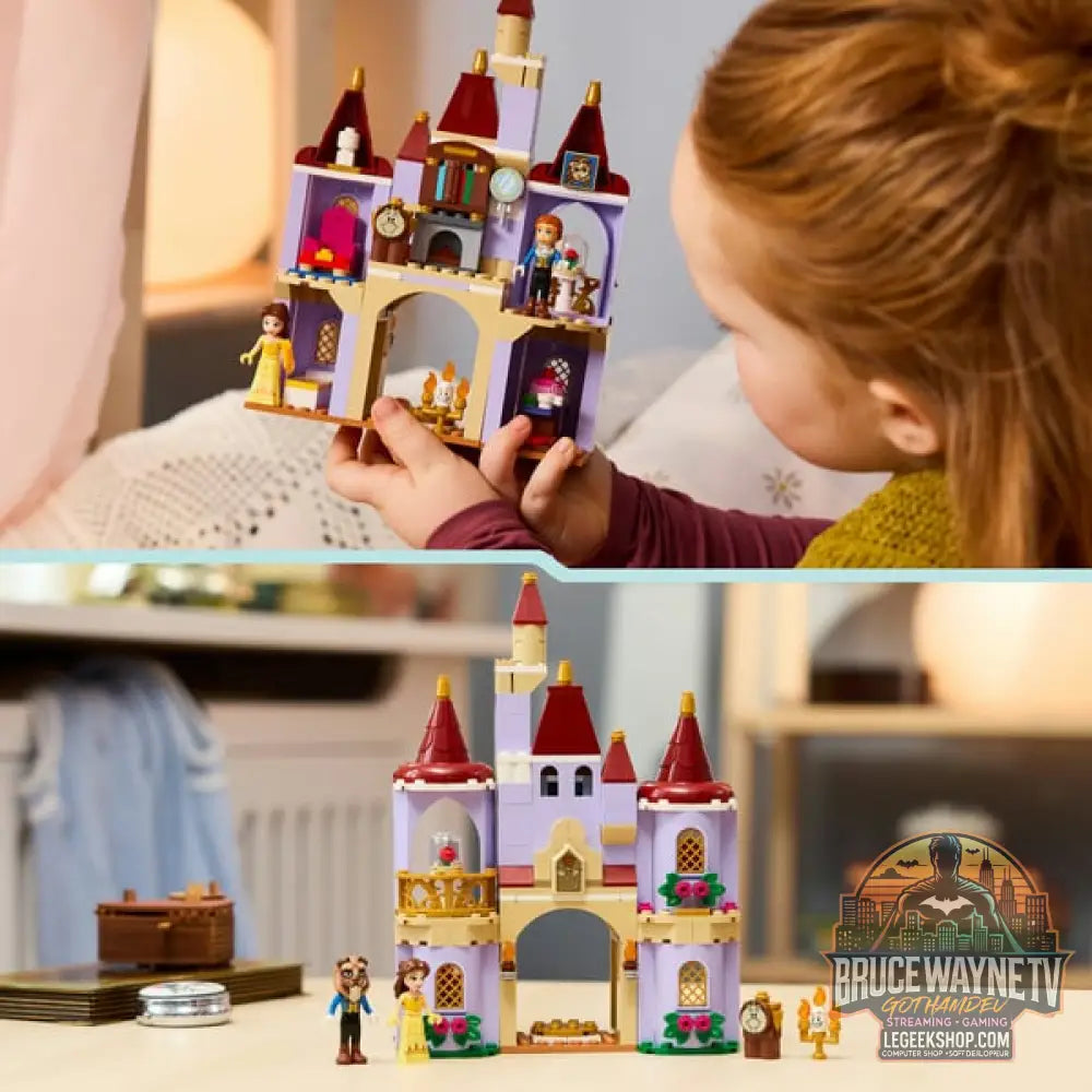 LEGO 43289 Disney Princess Das verzauberte Schloss von Belle et dem Biest, jeu de construction - LEGO - vue 5