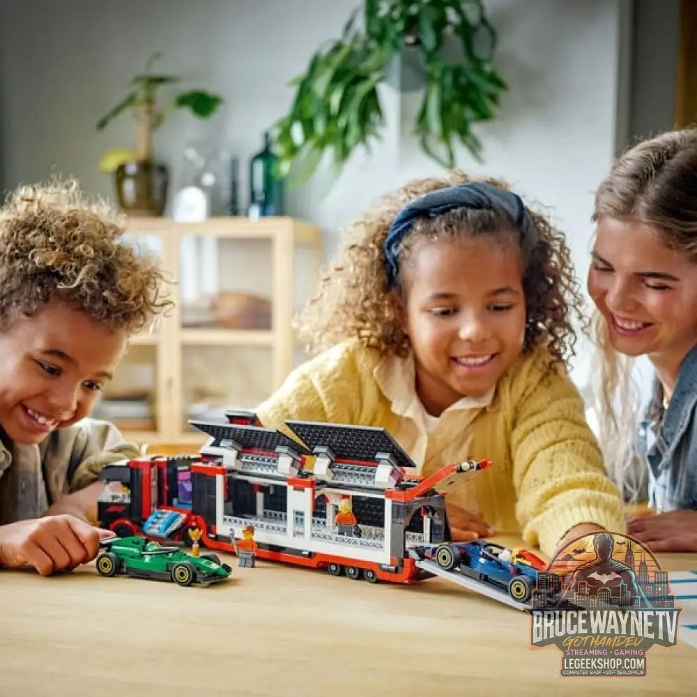 LEGO 60445 City F1 Transporter avec RB20 & AMR24 F1 Rennautos, jeu de construction - LEGO - vue 2
