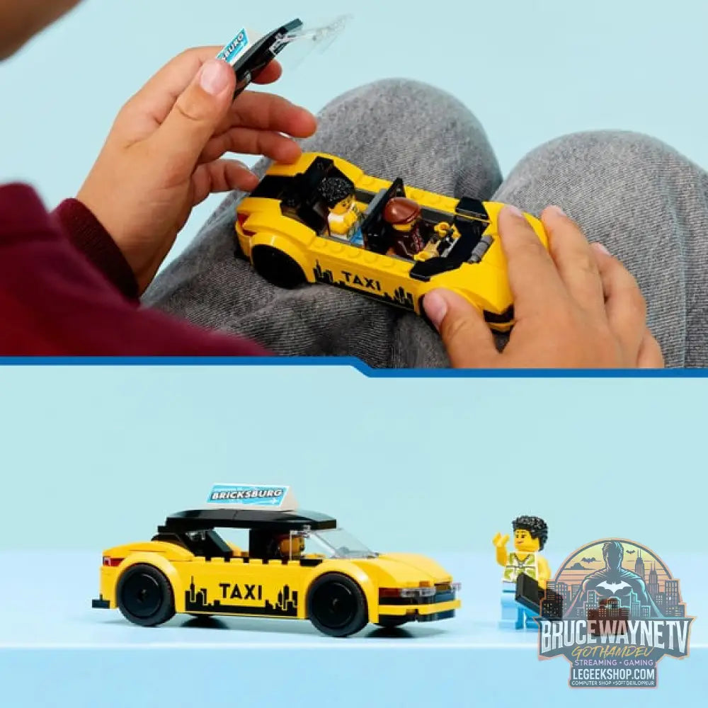 LEGO 60487 City Gelbes Taxi, jeu de construction - LEGO - vue 6