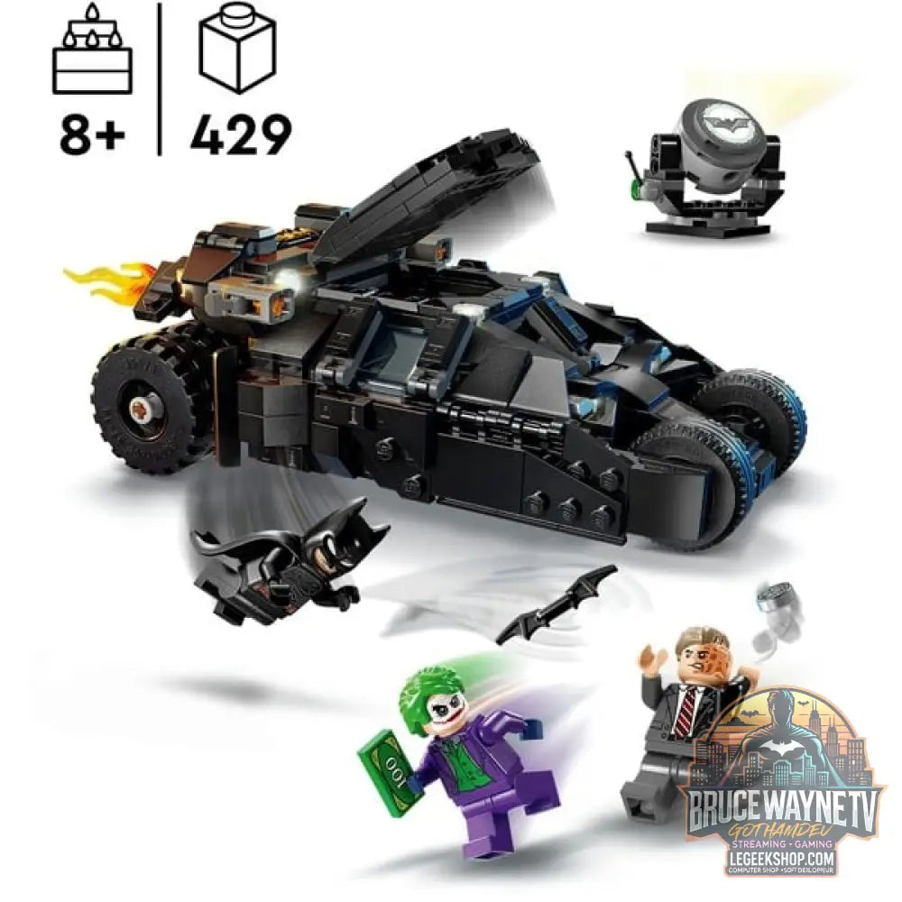 LEGO 76303 DC Super Heroes Batman Tumbler vs. Two Face & The Joker, jeu de construction - LEGO - vue 3