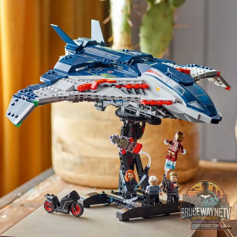 LEGO 76325 Marvel Super Heroes Avengers: Age of Ultron Quinjet, jeu de construction - LEGO - vue 6