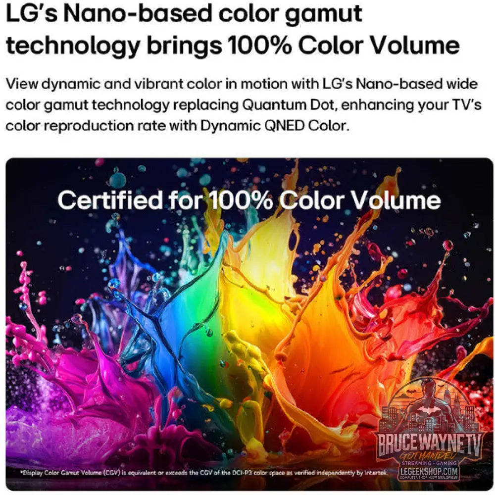 LG 43QNED7EB3C, QNED-Fernseher - LG - vue 3