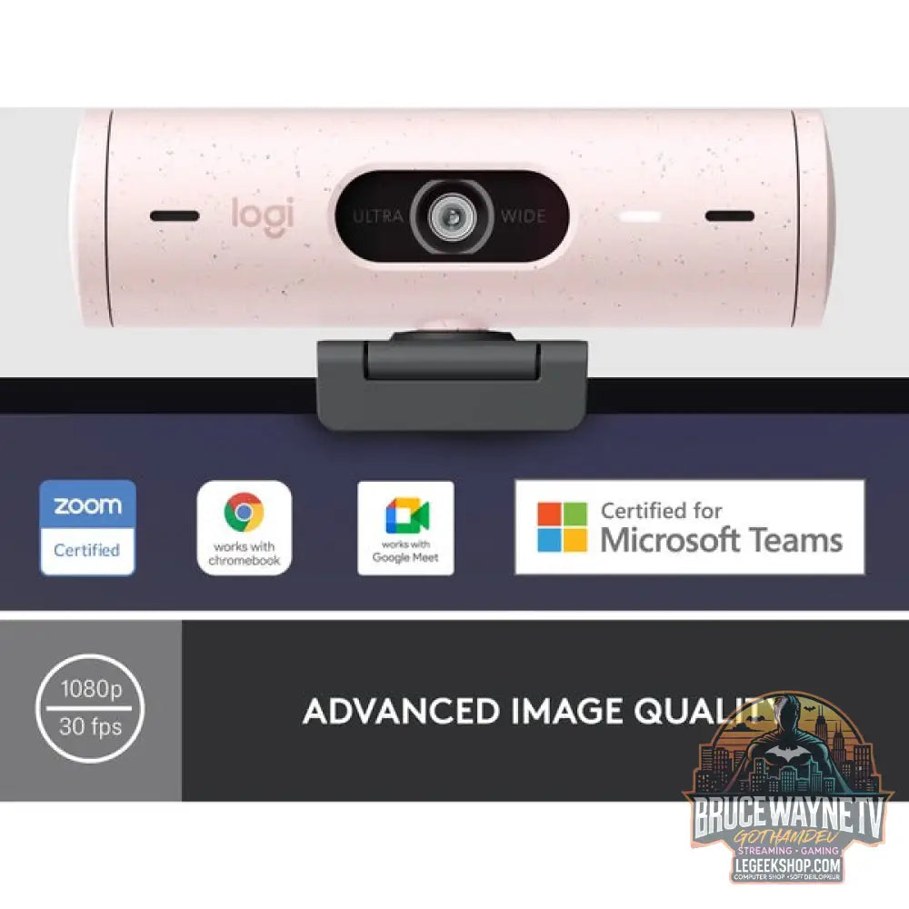 Logitech Brio 500, webcam - Logitech - vue 2