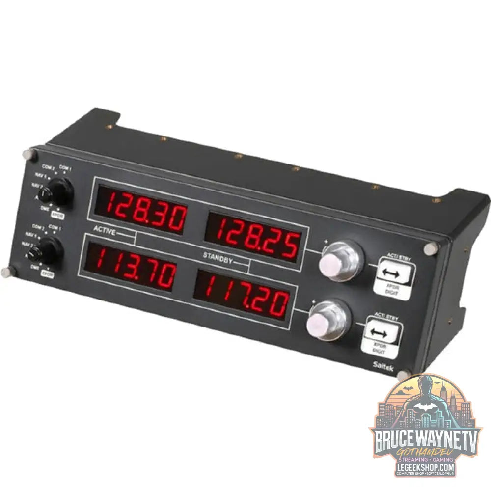 Logitech G Saitek PRO Flight Radio Panel, Instrumentenpanel - Logitech - vue 3