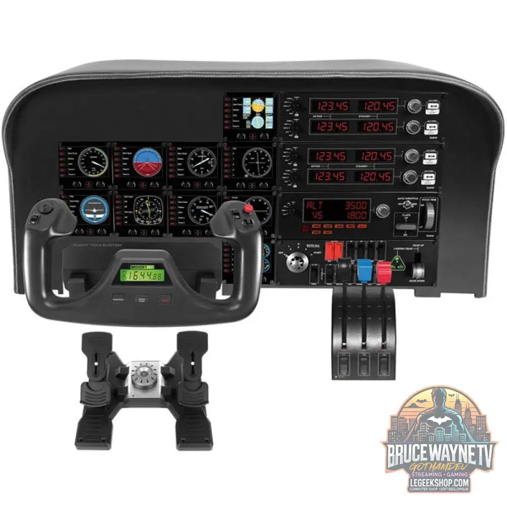 Logitech G Saitek PRO Flight Rudder Pedals, Pedale - Logitech - vue 5