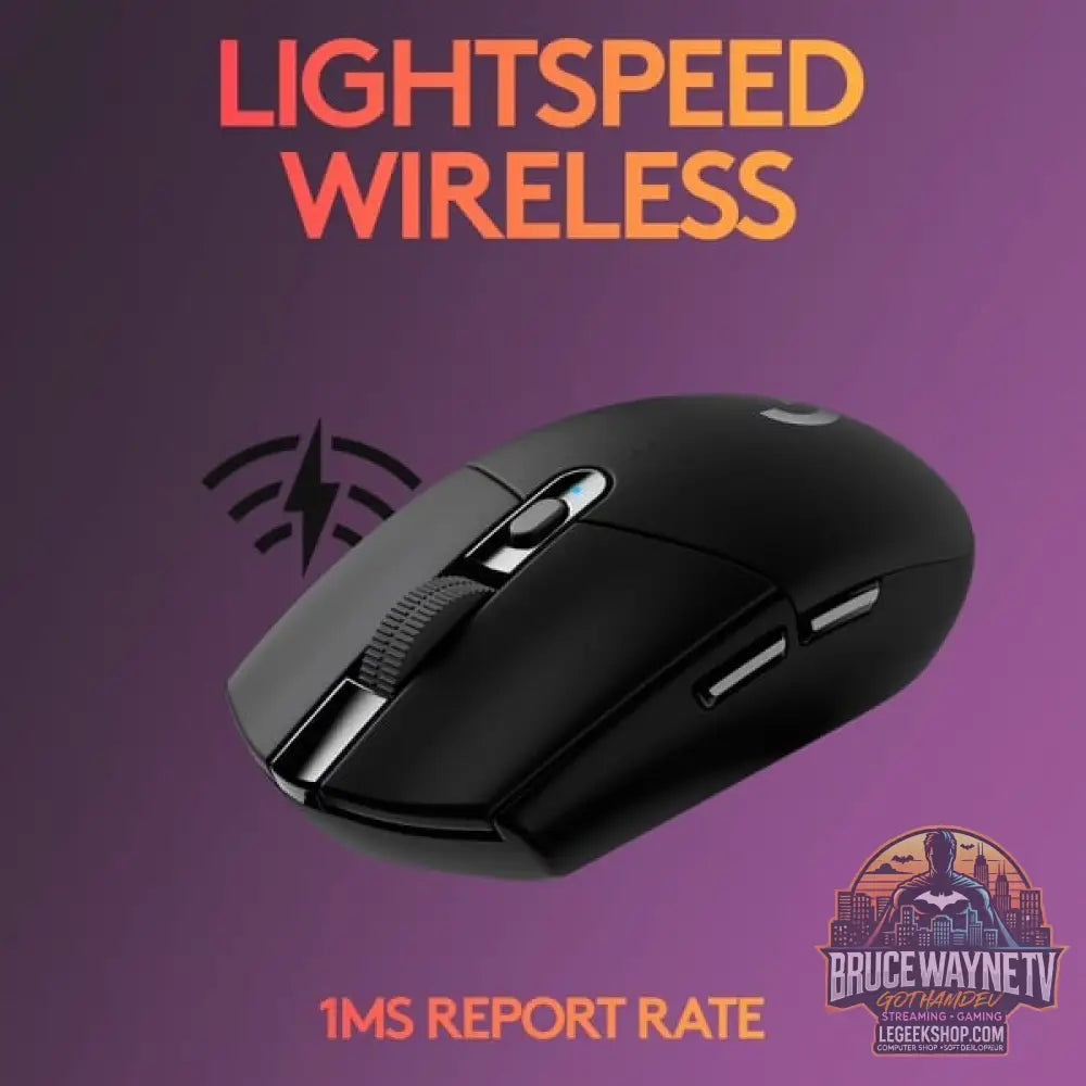 Logitech G305 LIGHTSPEED Gaming, souris gaming - vue 3