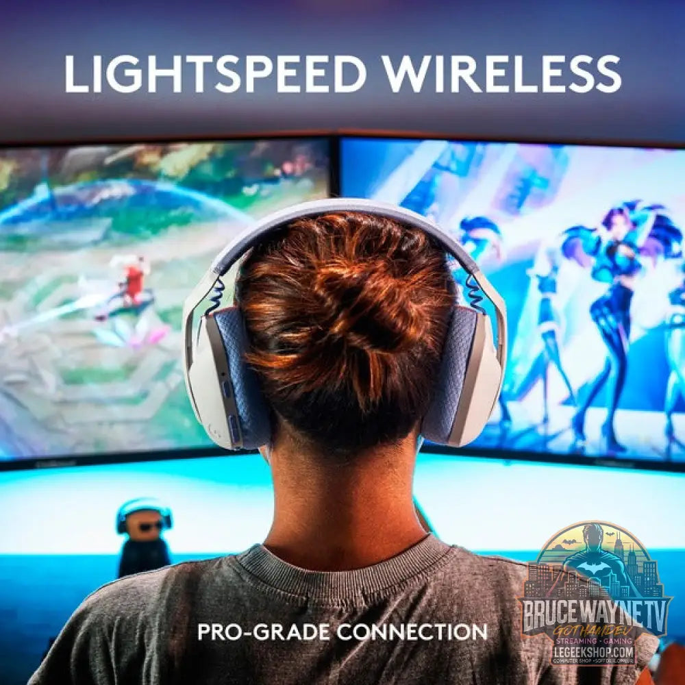 Logitech G435 LIGHTSPEED, casque gaming - vue 2