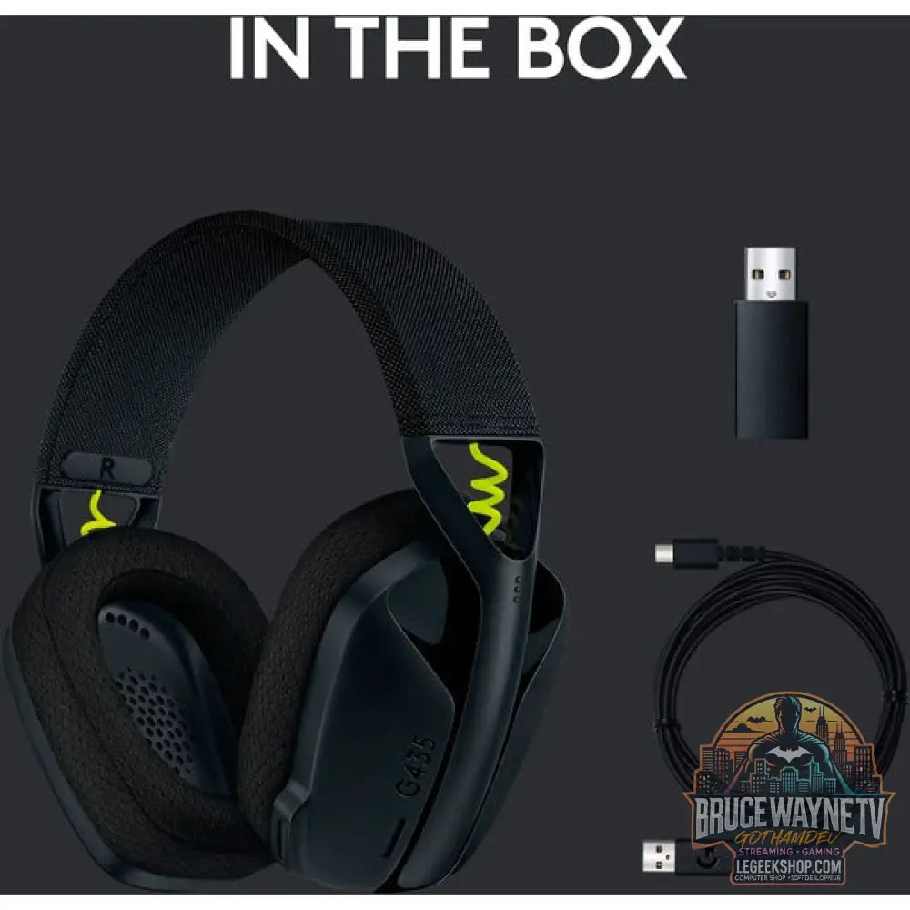 Logitech G435 LIGHTSPEED, casque gaming - vue 10