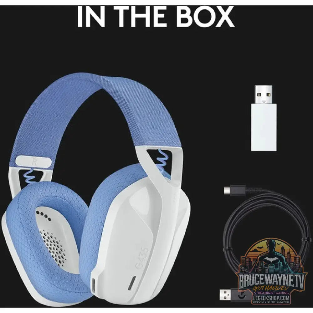 Logitech G435 LIGHTSPEED, casque gaming - vue 10