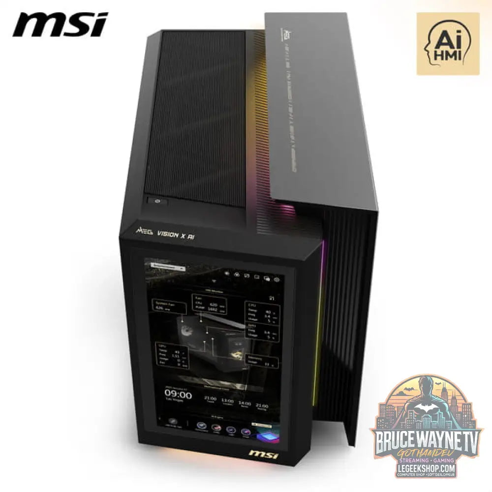 MEG Vision X AI 2NVV7-009AT, Gaming-PC — vue 4