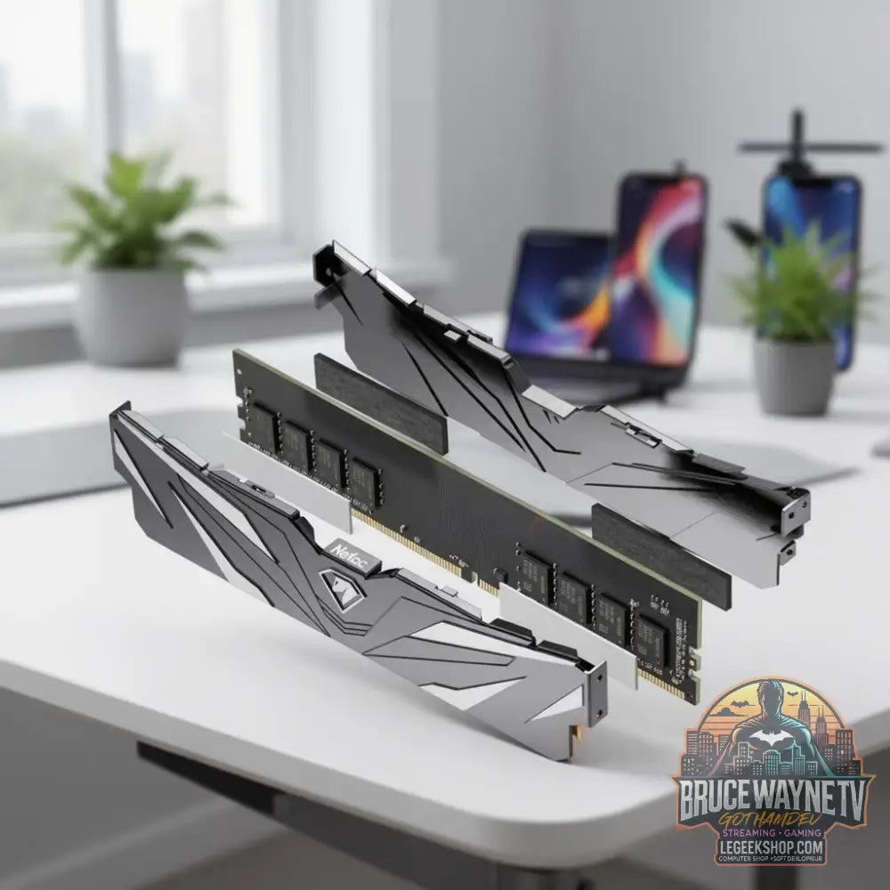 Mémoire RAM DDR4 Netac Shadow II — Mémoire RAM, vue 12, LeGeekShop