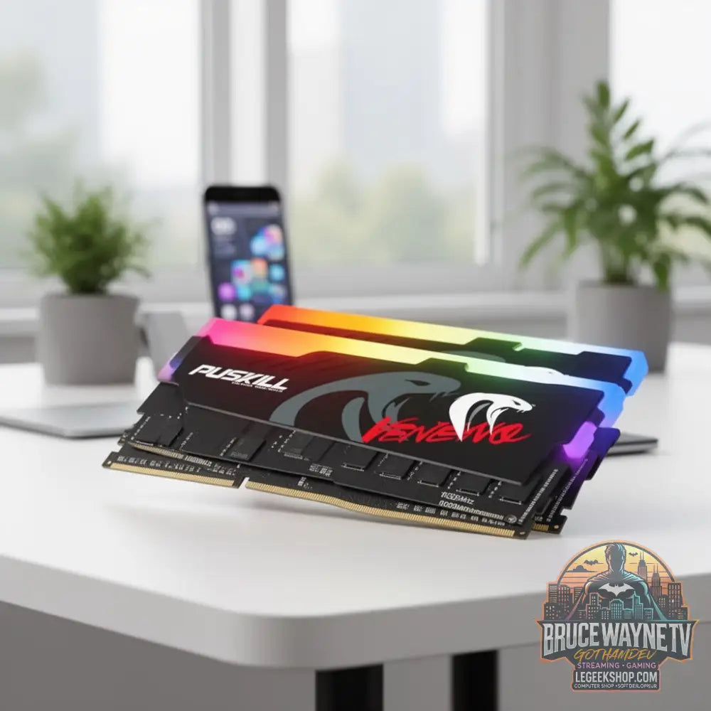 Mémoire RAM PUSKILL RGB DDR3 8GBx2 1600MHz… — Mémoire RAM, vue 5, LeGeekShop