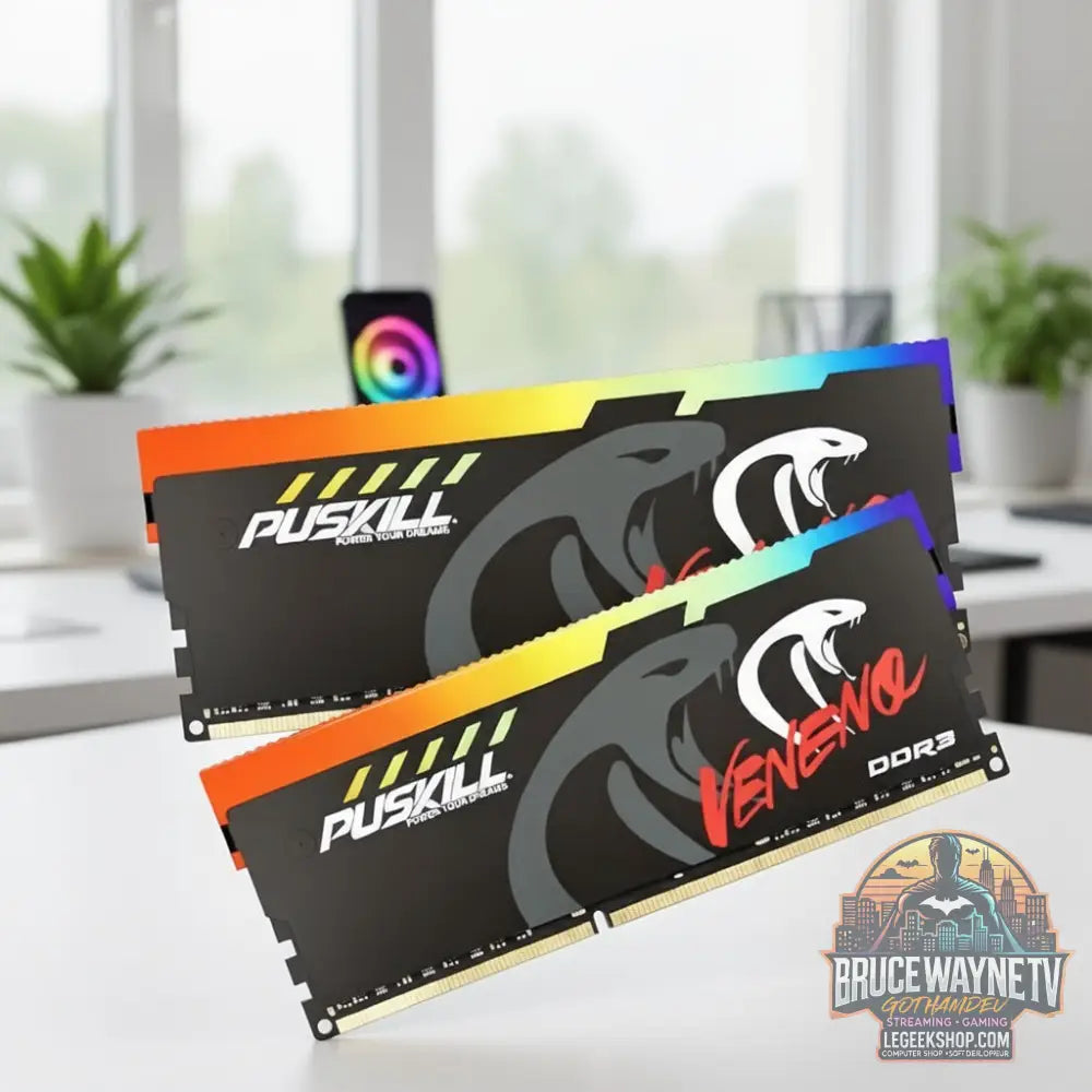 Mémoire RAM PUSKILL RGB DDR3 8GBx2 1600MHz… — Mémoire RAM, vue 8, LeGeekShop