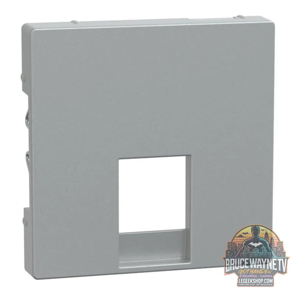 Merten Zentralplatte pour RJ12-Telefonsteckdosen-Einsätze (aluminium, Retail)