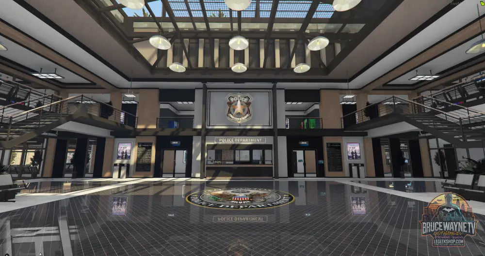Mission Row Police Department FiveM MLO Open Source GTA V - FiveM MLO