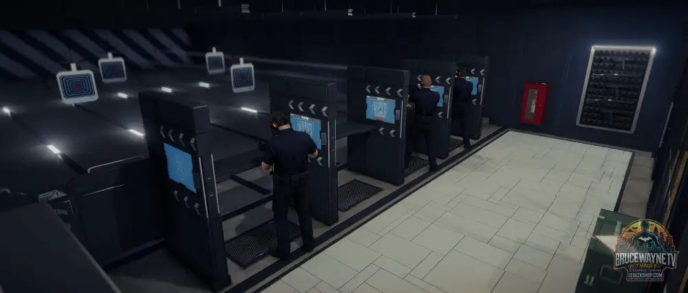 Mission Row Police Department MRPD MLO FiveM - 45 Pieces - SWAT FIB Training - IPL Dynamiques - FiveM MLO